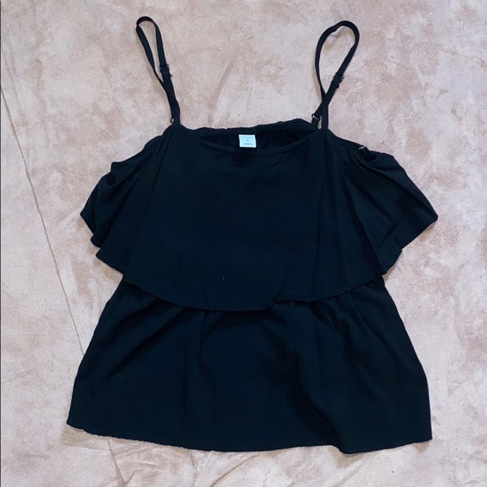 Black tank top